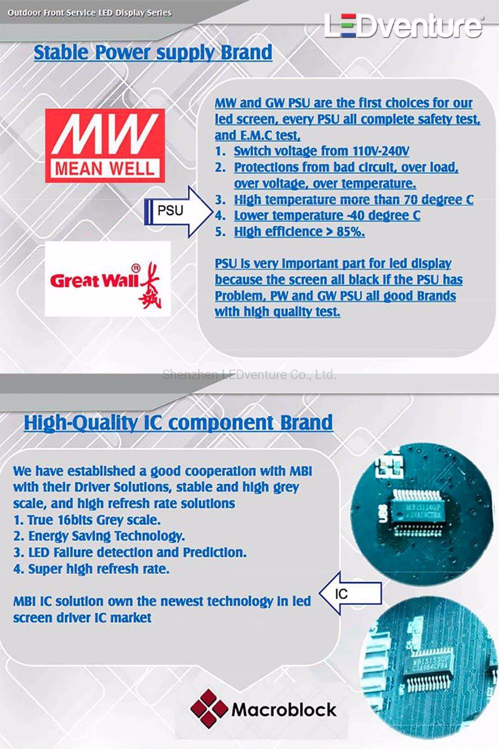 P10.4 Outdoor Full Color Curtain Mesh Advertising LED Display Screen Board