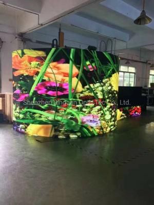 Hot Selling P2 Flexible Curved LED Display Column LED Panel