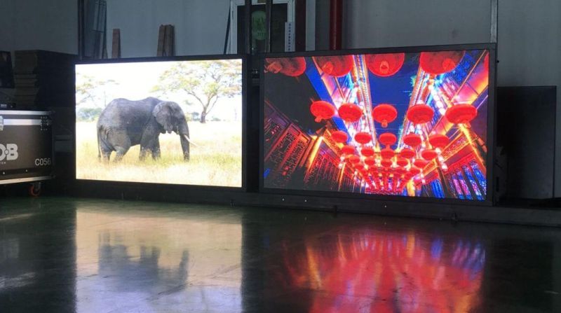 P2.5 Indoor Shop Store Retail Window Advertising High Brightness LED Display 1600*960mm P2.5 Shop Window LED Screen
