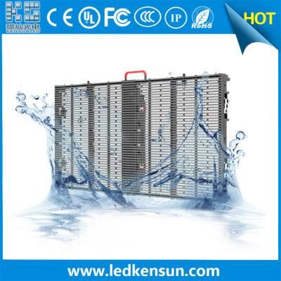 Hot Sale Waterproof P10.42 Outdoor Transparent Advertising LED Display