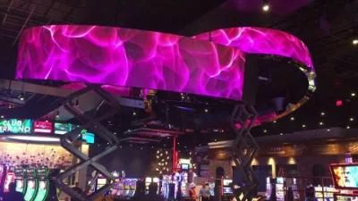Creative Circle Round Special Shape P1.875 P2 P2.5 P3 P4 Indoor Curving Screen Soft Module Flexible LED Display Module
