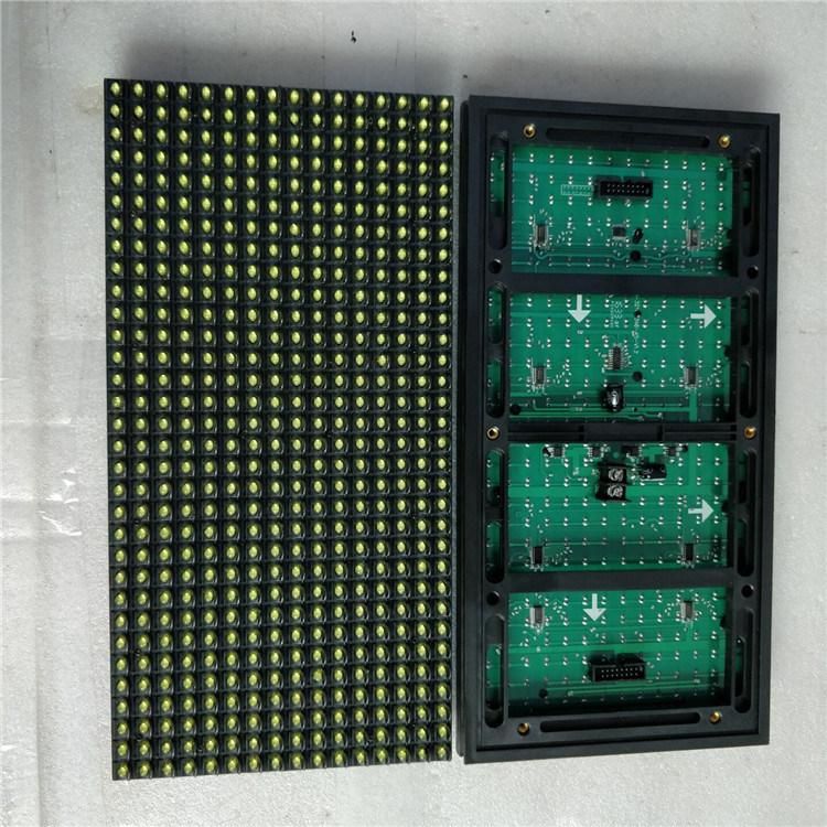 Single Color Yellow P10 Waterproof Outdoor LED Display Sign