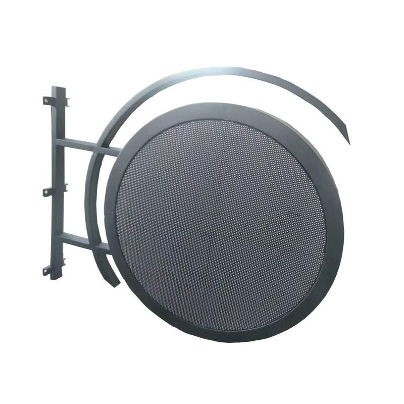 P4mm Double Side Round Logo LED Display