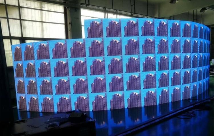 Outdoor Full Color Curve P3.91 P4.81 Rental LED Display for Advertising Panel Screen (500*500mm)