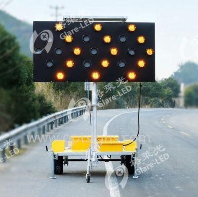 Hot Seller Traffic Sign Truck Mounted Arrow Board Arrow LED Warning Signs Trailer