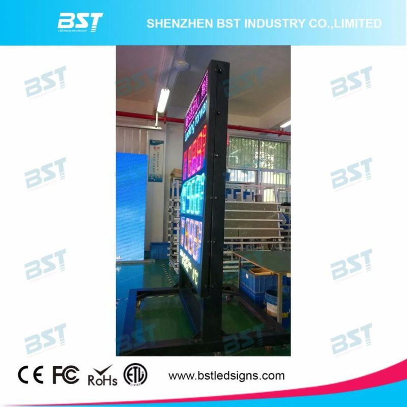 Outdoor LED Gas Price Sign with LED Moving Sign