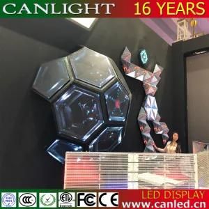 Creative Special Curved Robot LED Display Screen for Bar and Pub and Backdrop Stage Background