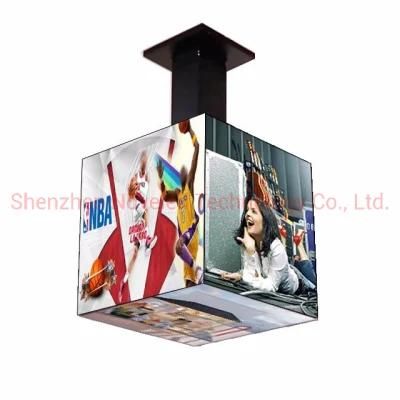 P2.5 P2.9 P3 P3.91 P4 HD Customized Large Programmcble Waterproof RGB Outdoor SMD Double Sided Small Cube LED Display
