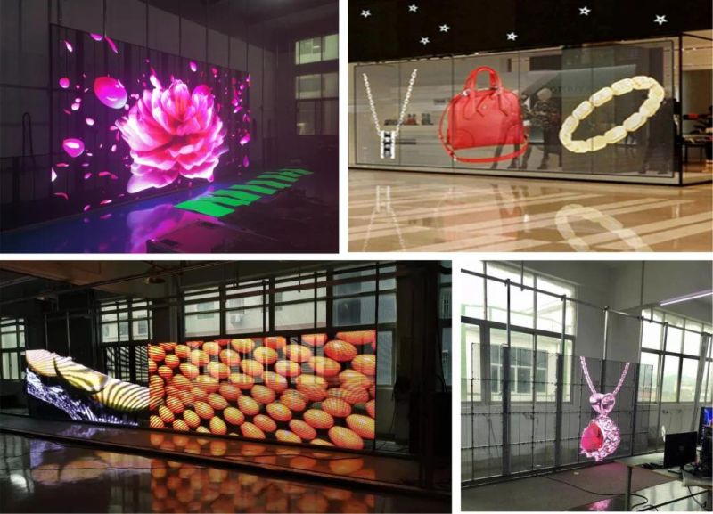 Hot Sale Shopping Mall Customized Indoor Transparent LED Display