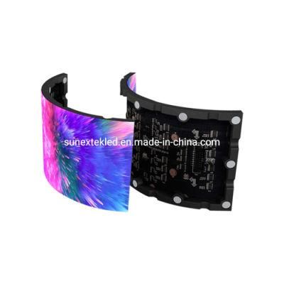 P2 P2.5 P3 P4 P5 Indoor Flexible Fodable Circle Round Non Cabinet Light Weight Magnet Module Pantalla Panel Board LED Display Modules