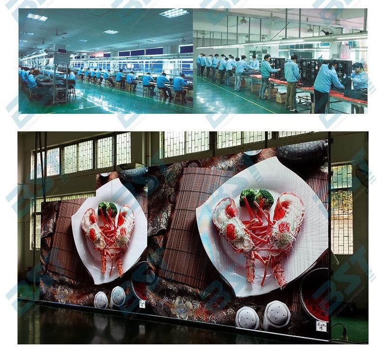 Taiwan Epistar LEDs P6.67mm Outdoor Full Color LED Video Wall Panel with Mbi5124 Drive IC