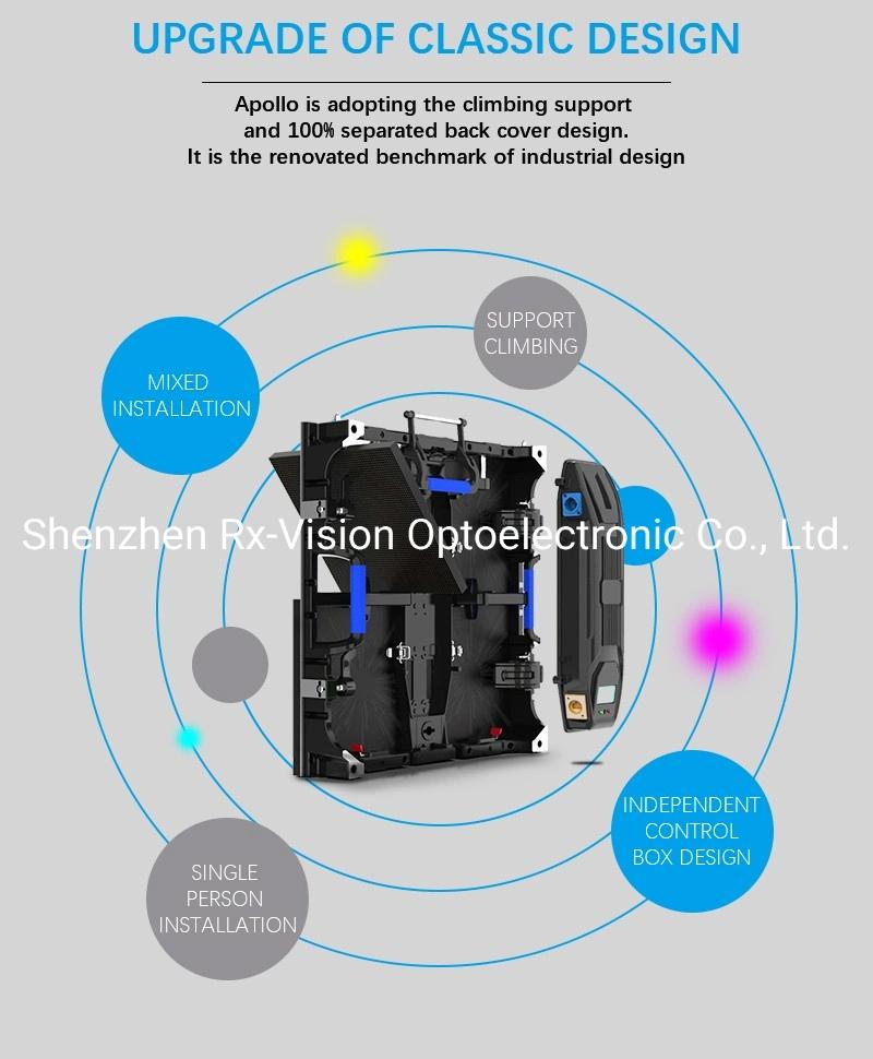 P3.91 Indoor Full Color Advertising Board LED Display with Flightcase