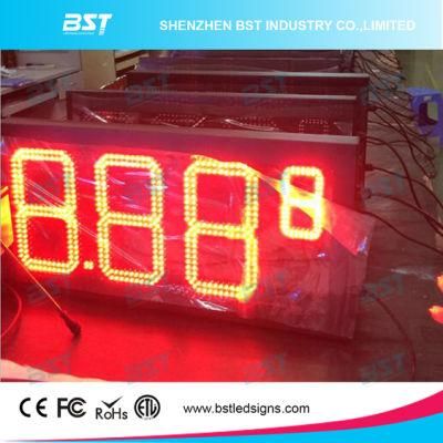 Outdoor High Brightness Weatherproof LED Fuel Price Sign