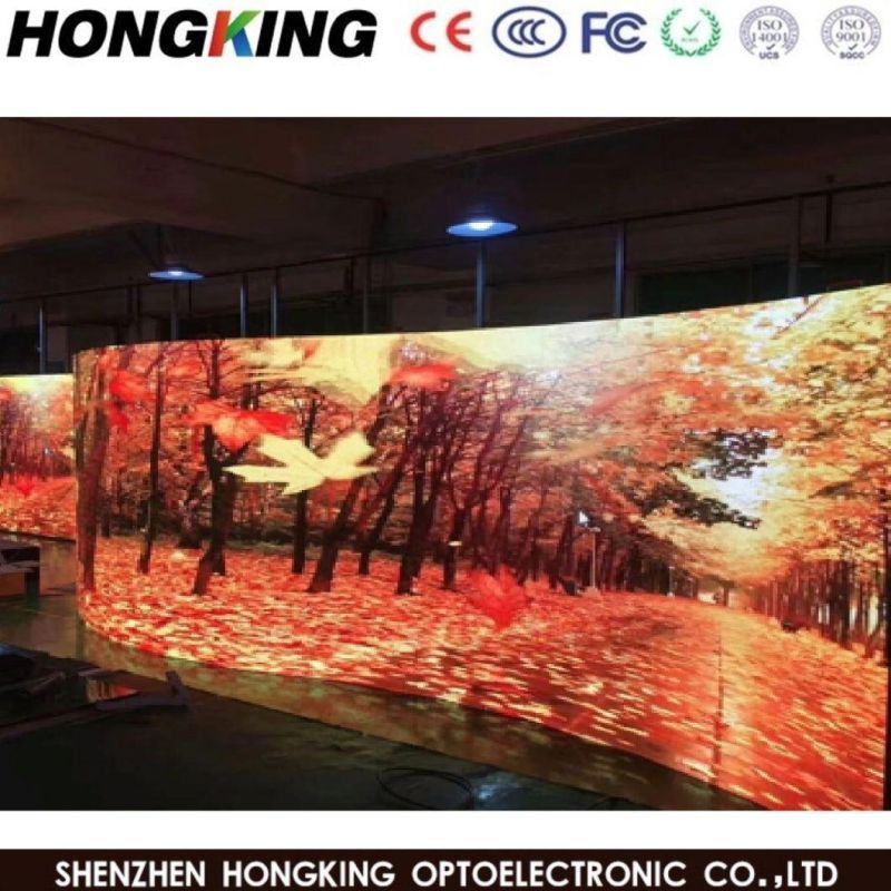 Full Color Indoor P5 LED Module Soft Flexible LED Advertising Display