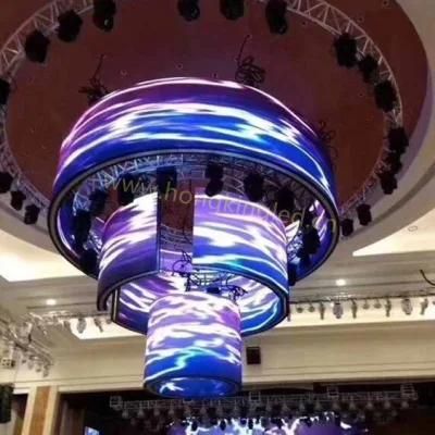 Front Service P3 Indoor Full Available Fanless Design Flexible LED Sign