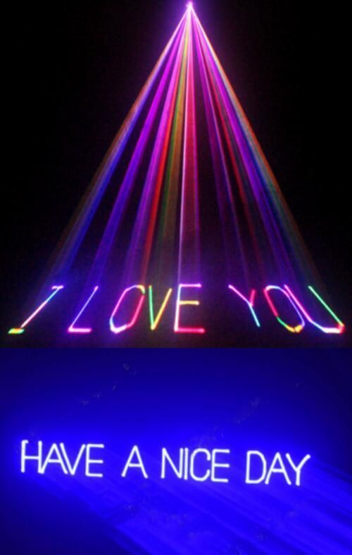 Keyboard Input Multi-Pattern Text Laser LED Pattern Light