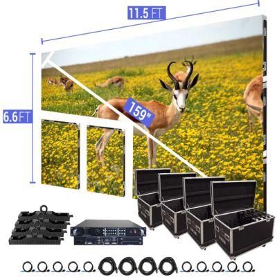 Outdoor LCD Screen Clock Wall Display Mochila Con Pantalla LED