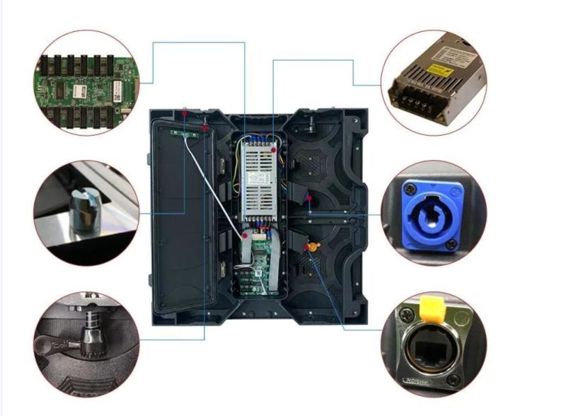 5.3kg Stage Performance Fws Cardboard, Wooden Carton, Flight Case Flexible Panels LED Display