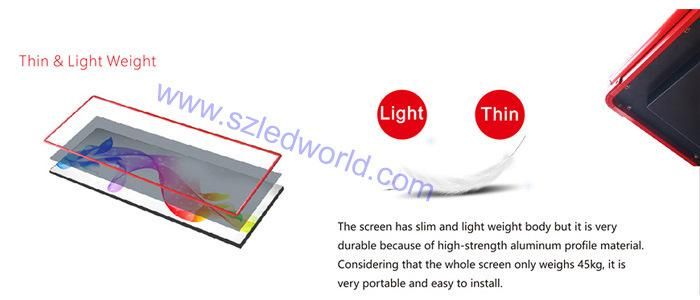 Easy Remove LED Digital Poster Display for Advertising