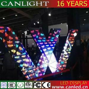 Beautiful Creative Curved LED Display Screen Video Wall for Bar and Pub and Backdrop Stage Background