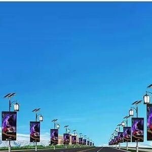 Street Light Pole P10 LED Display Panel Screen