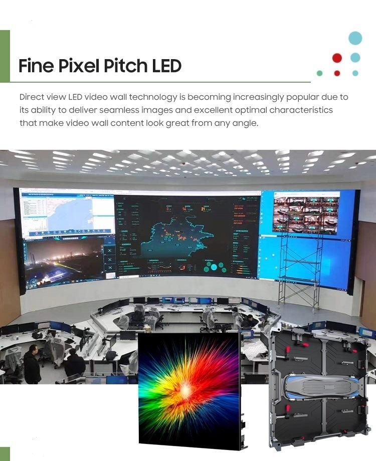 1r, 1g, 1b Stage Performance Fws Cardboard, Wooden Carton, Flight Case LED Board Display