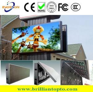 Outdoor P10 Front Open LED Sign Board with Light&Temp. Sensor