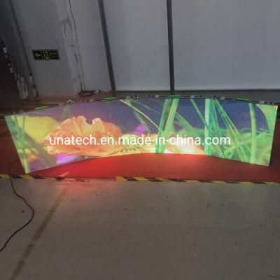 Indoor Display Screen Pixel Pitch 3.91mm Rental Straight or Concave Arc LED Digital Signage
