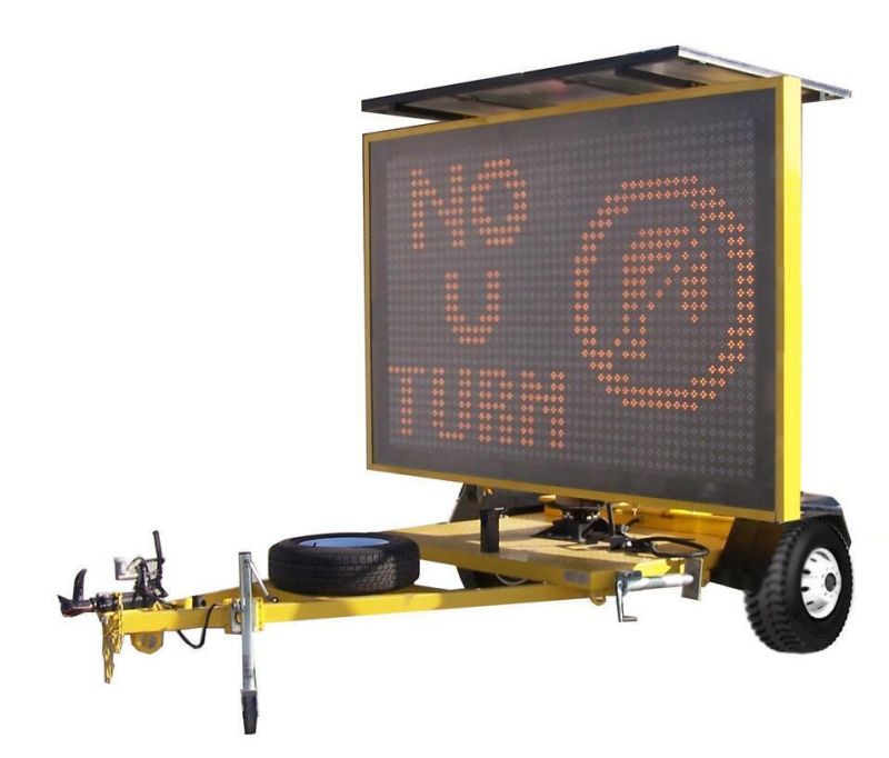 Solar Save Energy P10 Amber Trailer LED Display