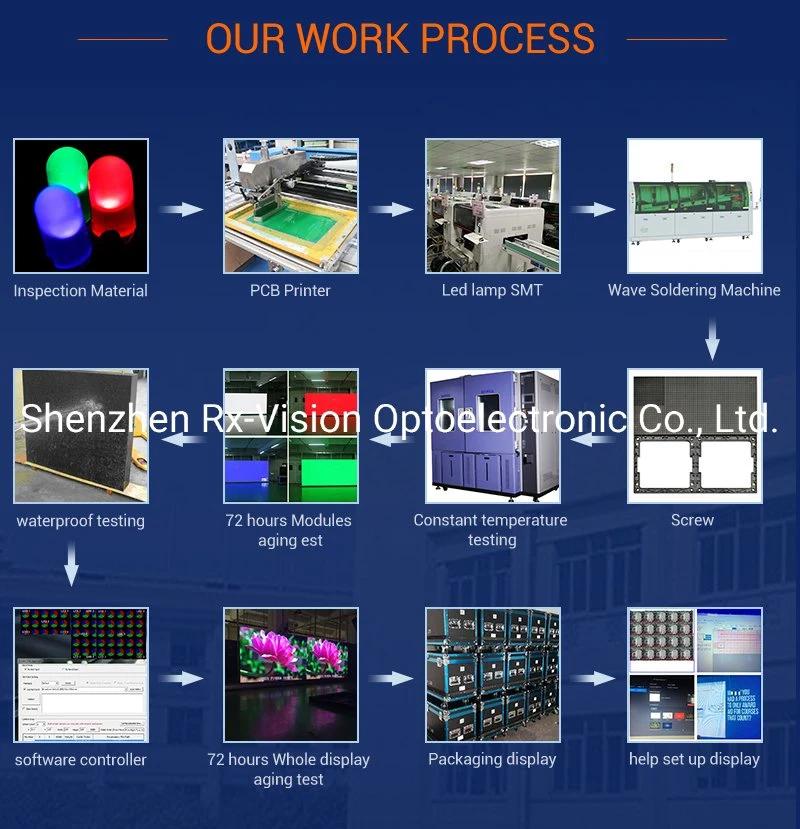 P3.91 Indoor Full Color Advertising Board LED Display with Flightcase