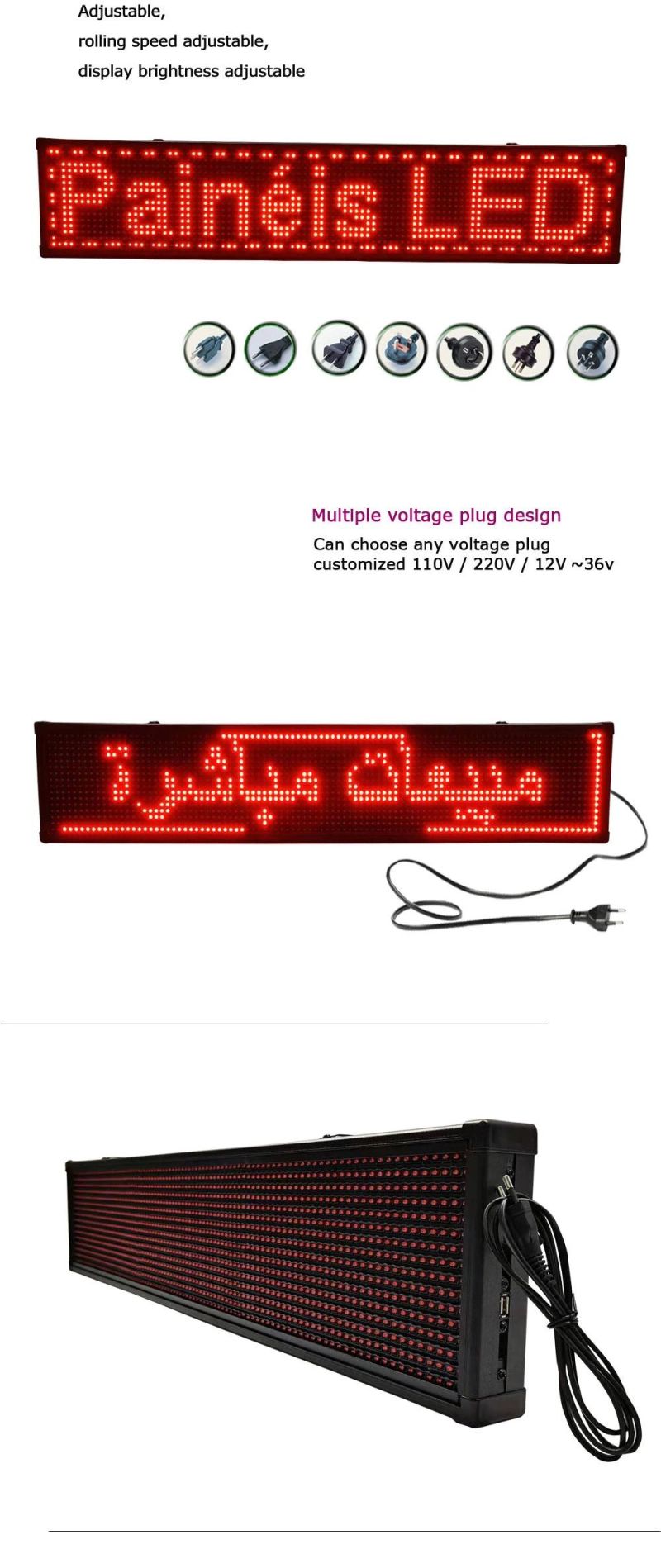 Professional Production LED Digital Advertising Player, Graphic Mobile Screen Panel