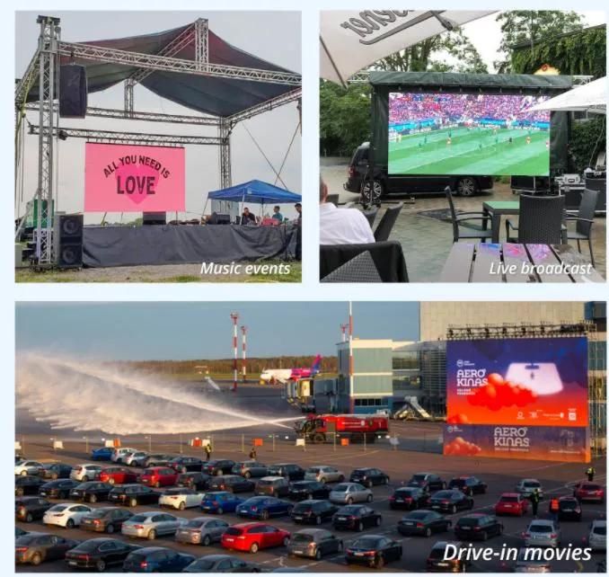2 Years Warranty Die Cast Al-Cabinet 500*500 P3.91 Nationstar Outdoor Waterproof LED Display