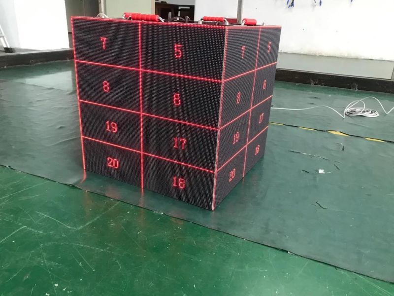 New 90 Degree Rental Die-Casting Aluminum Cabinet 500*500mm LED Display