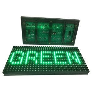 Semi-Outdoor &Outdoor Single Green P10 LED Module Screen