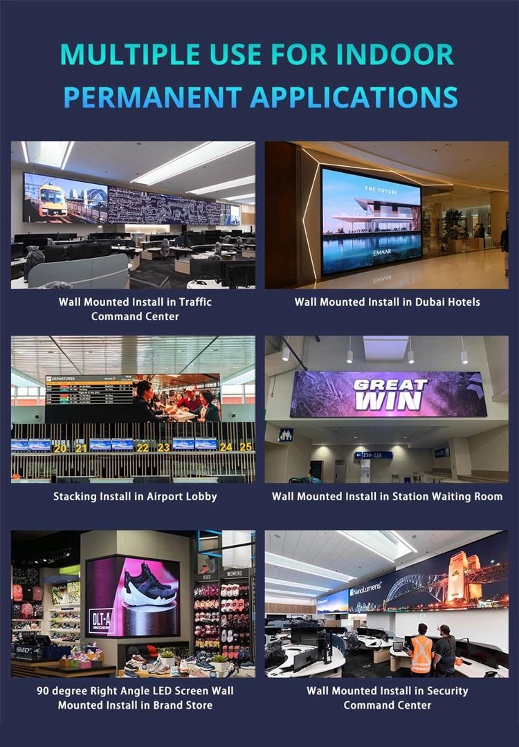 Fixed Pitch 2.5mm LED Display Meeting Video Wall LED Screen Advertising LED Display