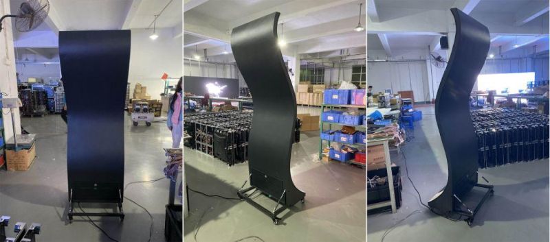 Ultra-Thin Indoor Full Color P2 P2.5 P3 Advertising LED Display Mini Mirror Poster Screen