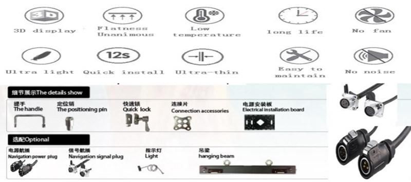 16: 9 HD Monitoring Indoor P1.8 SMD 3840Hz LED Display Sign