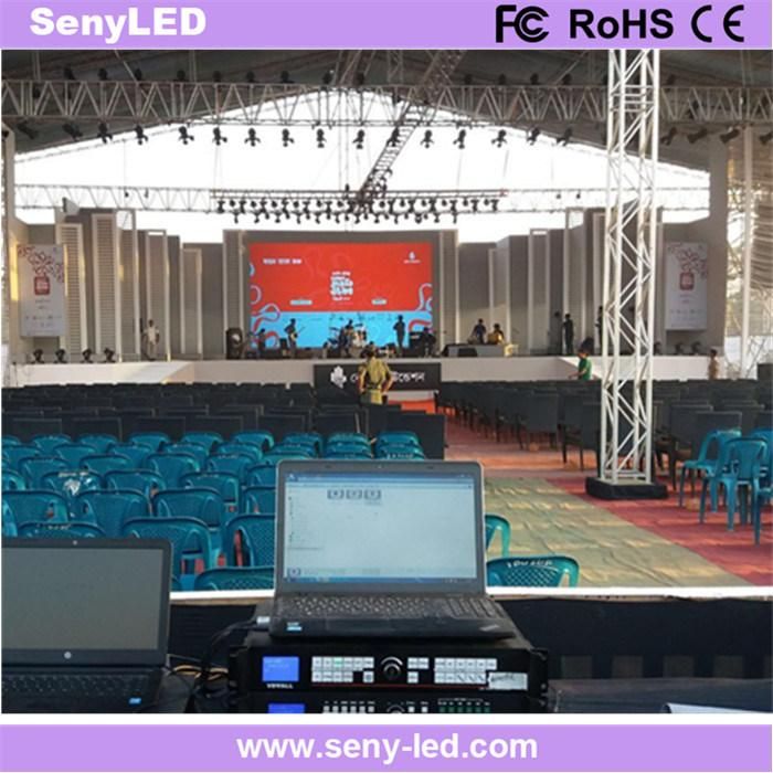 Outdoor/ Indoor Die Casting P4 Full Color Rental LED Display for Video Ads