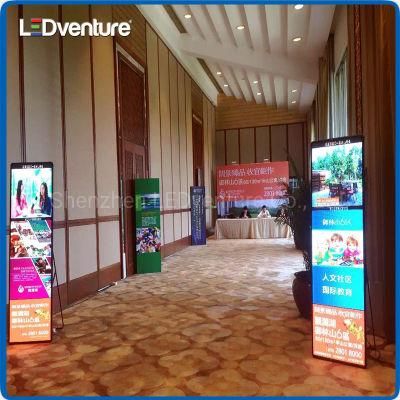 P2.5 Indoor 640X1920 Standing Display Screen LED Poster Billboard for Commercial Advertising