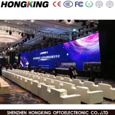 Good Quality Factory Directly Indoor Full Color P3.91 P4.81 Curved LED Screen in Video
