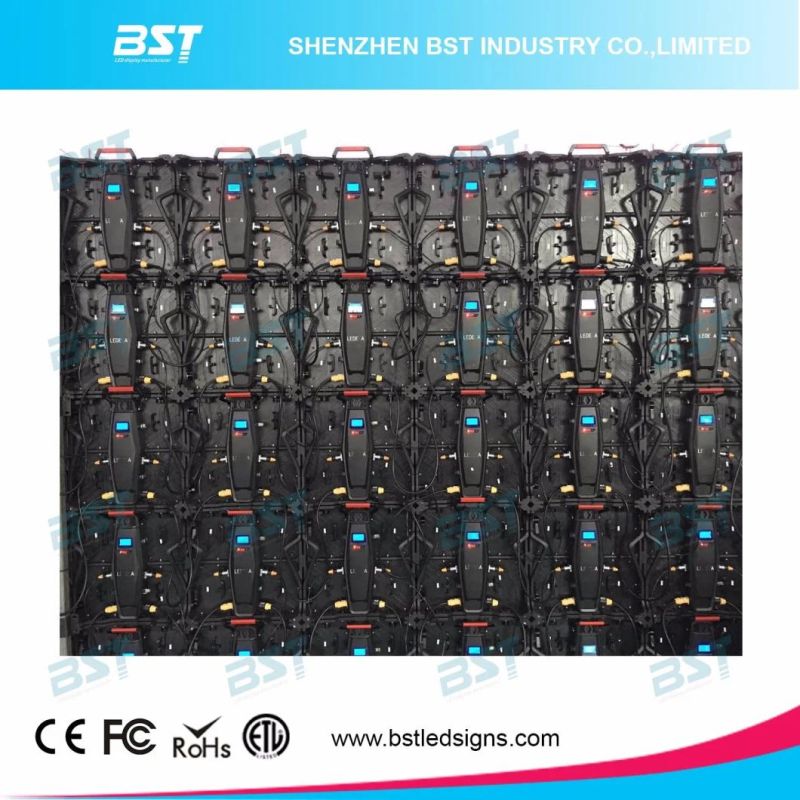 High Resolution P3.91mm Waterproof Full Color Stage Rental LED Video Wall Display Constant Static