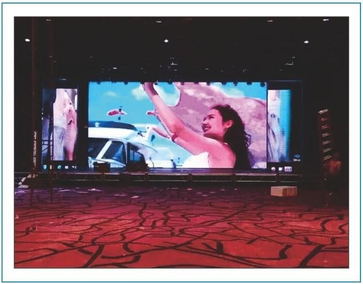 Big Indoor Advertising Full Color LED Display Screen P2.976