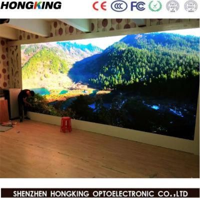 Indoor Lamp Advertising P4 LED Display with Die-Casting Cabinet
