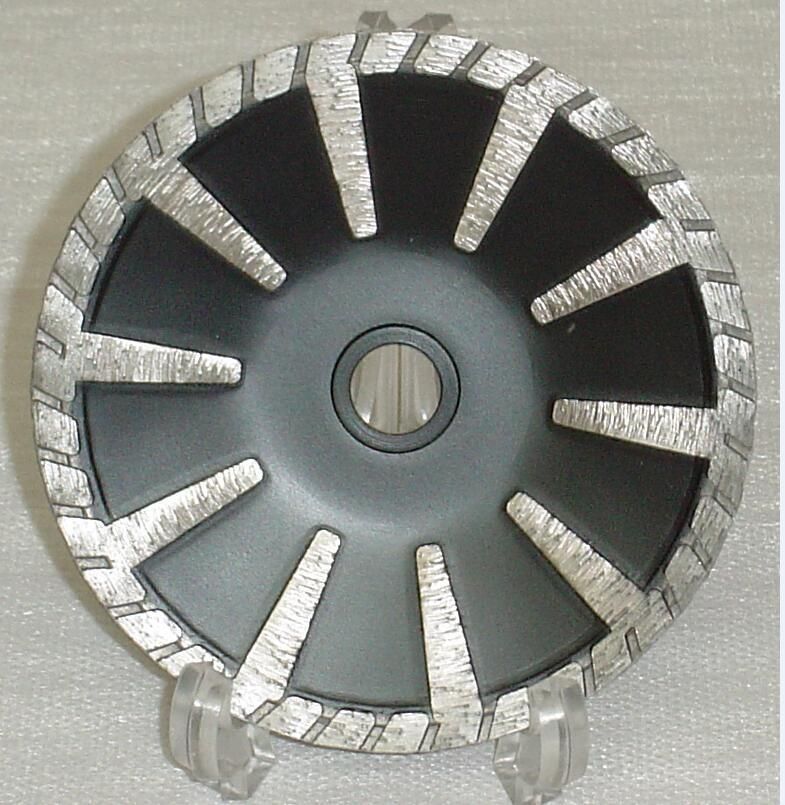 Concave Turbo Blade for Stone Cutting