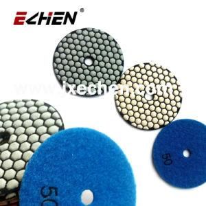 Diamond Velcro Backed Dry Polishing Pads