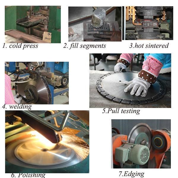 4.5"/5"/7"/9" Professional Laser Welded Diamond Saw Blade Arrayed Diamond Blade
