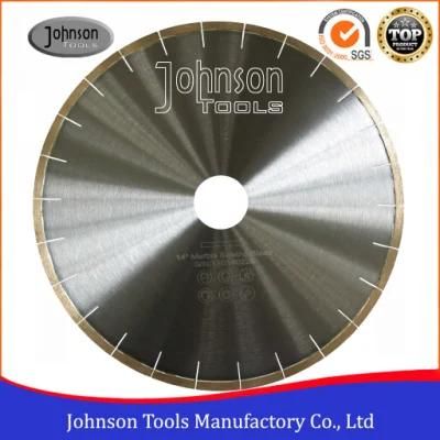 350mm Silver Brazed Saw Blade for Cutting Marble, Cu Bond Segment