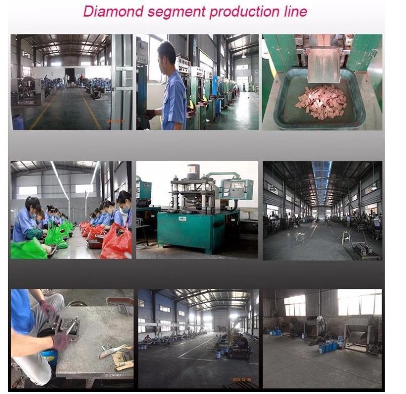 Diamond Segment for Granite Marble Cutting Disc Welding, Sandwich Type Segments