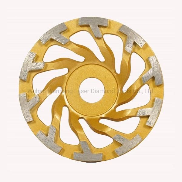 4-7 Inch Arrow Shape Segment Diamond Grinding Cup Wheels
