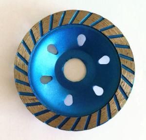 Turbo Diamond Cup Grinding Wheel for Stones Granite Marble Concrete Brick Shangtai Tools D80mm